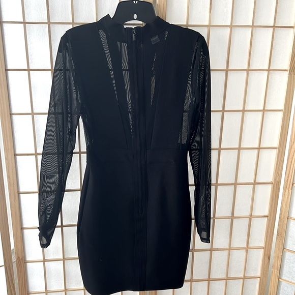 Bebe mesh body con dress - Picture 4 of 6